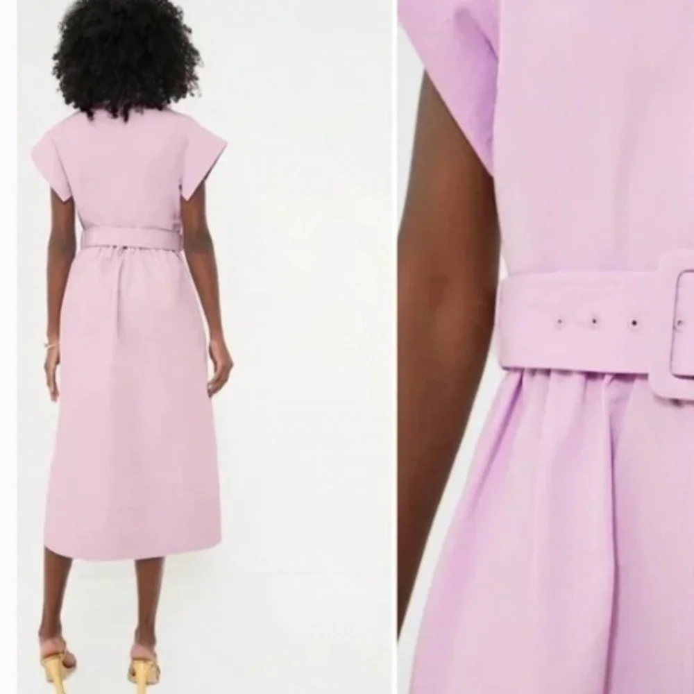 NWT Tuckernuck Chloe Shirtdress in lavender lilac color S - Picture 2 of 8